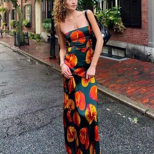 REFORMATION Frankie Silk Dress - Daiquiri